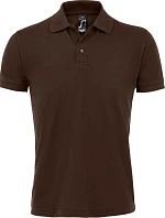 SOL'S Prime Men Pánske polo tričko z hrubej bavlny 25.0571 čokoládová