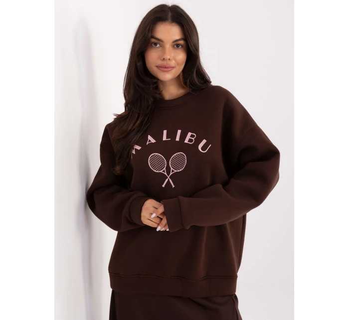 Mikina MJ BL H2519.34 tmavohnedá Mikina MJ BL H2519.34 tmavohnedá