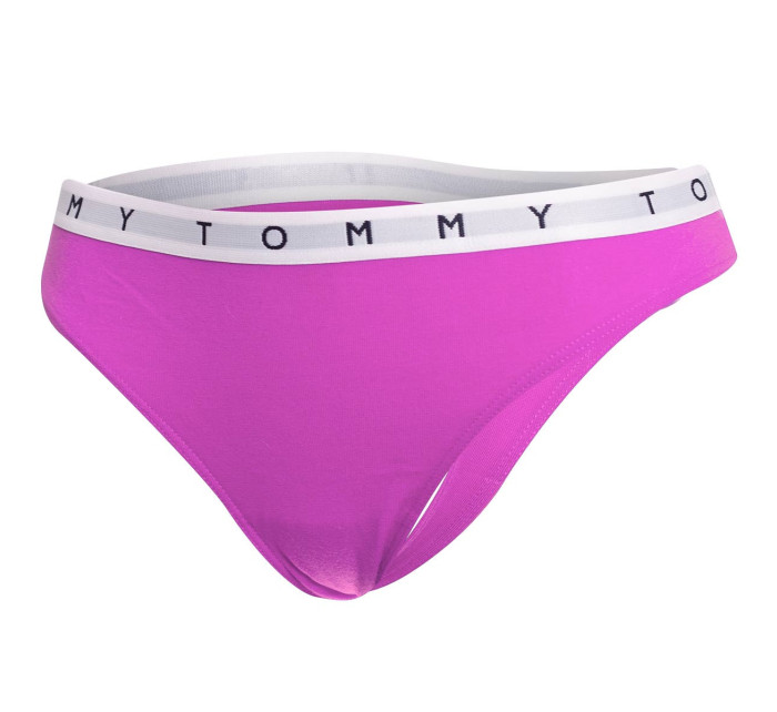 Tommy Hilfiger 3Pack tangá nohavičky UW0UW025210RZ Červená/ružová/modrá