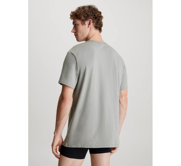 Pánska košeľa na spanie 000NM2264E 5JX sivá - Calvin Klein