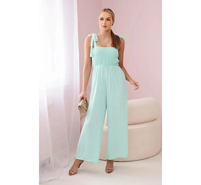 Overal na ramínka model 22042917 tyrkysový - Kesi