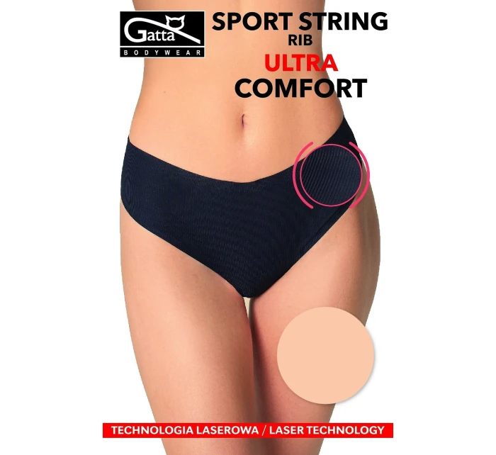 Dámske nohavičky string Gatta 41004 Sport RIB Ultra Comfort S-XL Dámske nohavičky string Gatta 41004 Sport RIB Ultra Comfort S-XL
