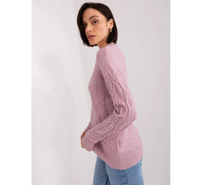 Dámsky sveter AT SW 2340.80 Light purple - FPrice