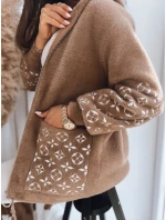 Dámská bunda s kapucí camel Dstreet model 21969188 - FashionStreet