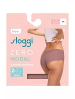 Dámske nohavičky ZERO Modal 2.0 Short 2P - CACAO - hnedé 1141 - SLOGGI