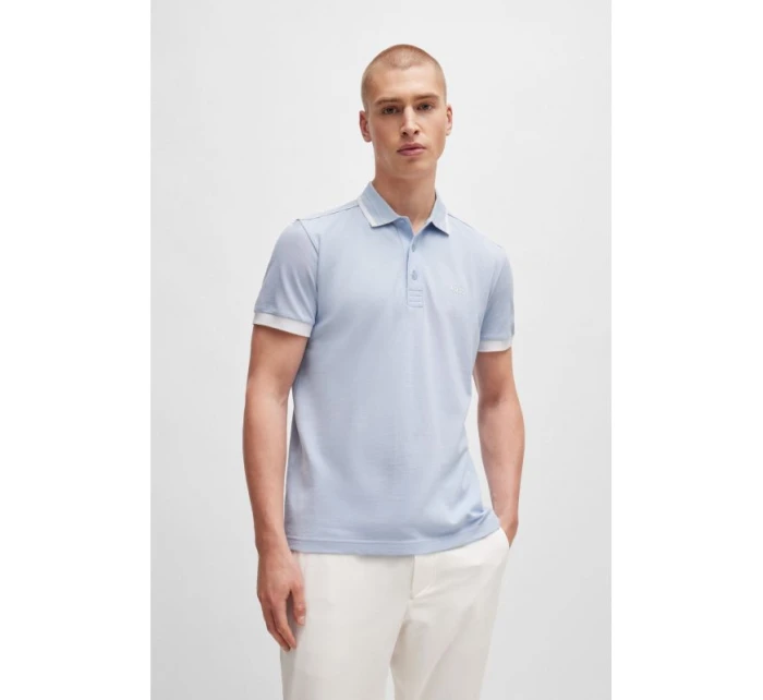 Pánska modrá polokošeľa BOSS Paddy 1 Bright Purple regular fit (50512995-527)