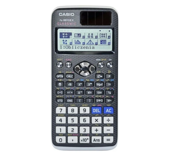 CASIO VEDECKÁ KALKULAČKA FX 991CEX CLASSWIZ ČIERNA, 12-MIESTNY DISPLEJ
