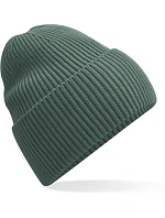 B Dlouhá pletená čepice s manžetou 53. marine green model 22433122 - Beechfield