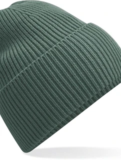 B Dlouhá pletená čepice s manžetou 53. marine green model 22433122 - Beechfield