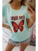 Blúzka Free Flight mint