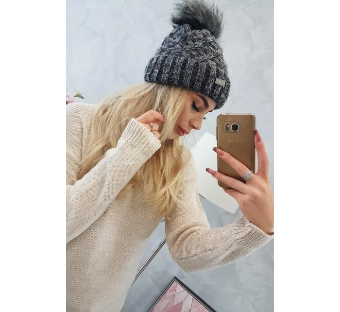 Víčko model 18745636 grafit - K-Fashion