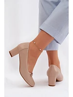 Lodičky na podpatku Vinceza béžové Lodičky na podpatku Vinceza béžové