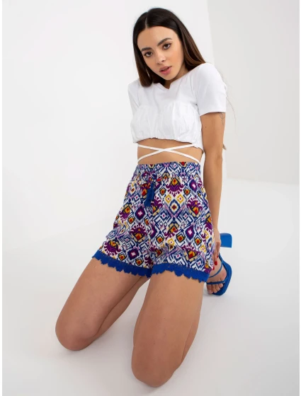 Dámske šortky D73770M62233KB fialová - FPrice