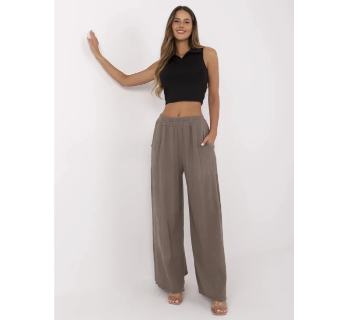 Spodnie MI SP model 21049569 brązowy - FPrice