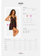 Jemná košilka model 17629000 babydoll - Obsessive Jemná košilka model 17629000 babydoll - Obsessive