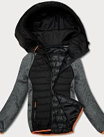 Dámska ľahká športová bunda black-graphite (8M913-392)