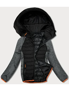 Dámska ľahká športová bunda black-graphite (8M913-392)