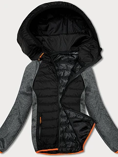 Dámska ľahká športová bunda black-graphite (8M913-392)