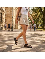 Pěnové sandály na suchý zip černé model 22060721 - Big Star Pěnové sandály na suchý zip černé model 22060721 - Big Star