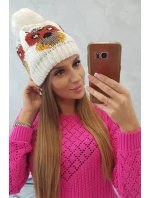 Dámský klobouk ecru model 18751613 - K-Fashion Dámský klobouk ecru model 18751613 - K-Fashion