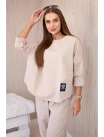 Súprava nových béžových teplákov Punto Súprava nových béžových teplákov Punto