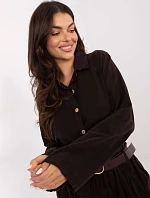 Košeľa IT KS 22390.81 tmavohnedá