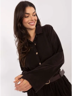 Košeľa IT KS 22390.81 tmavohnedá