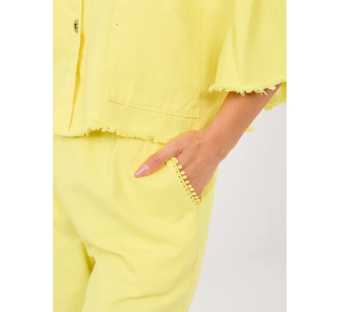 IT SP nohavice FL9997.76 svetložltá