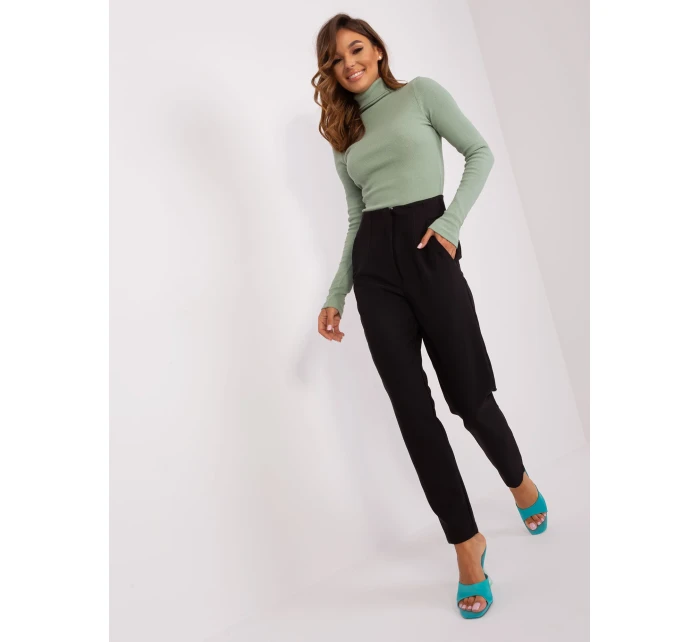 Spodnie TW SP model 18725423 czarny - FPrice Spodnie TW SP model 18725423 czarny - FPrice