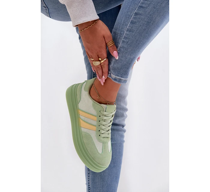 Dámské tenisky A021 zelené - Galleria