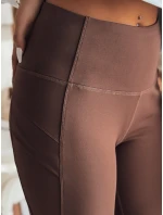 Dámské legíny s vysokým pasem světle hnědé Dstreet model 21982930 - FashionStreet