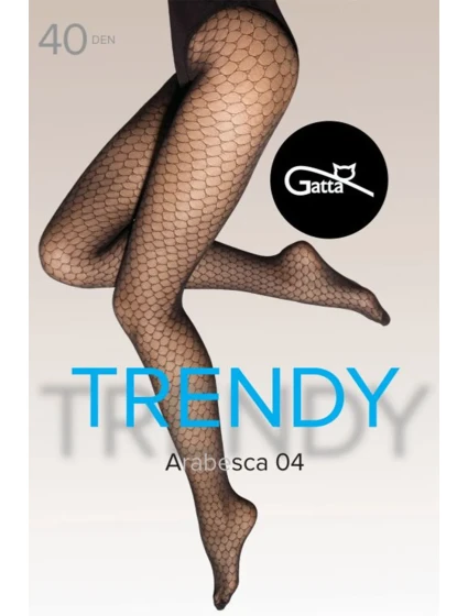 Gatta Arabesca 04 40 DEN farba:nero Gatta Arabesca 04 40 DEN farba:nero