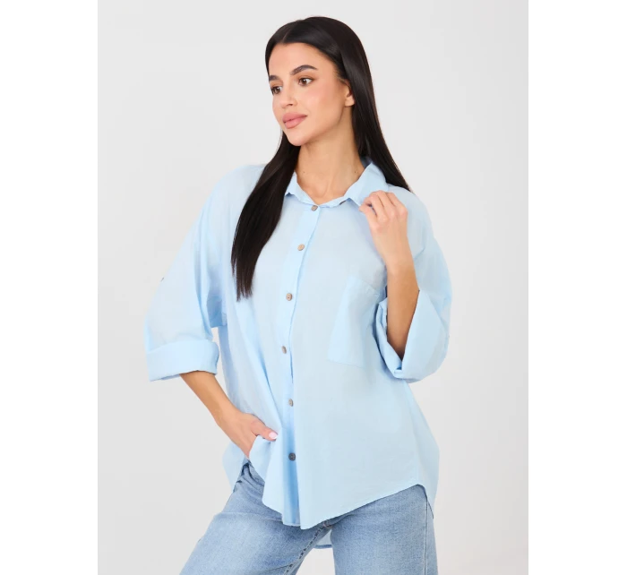 Koszula IT KS model 21888962 jasny niebieski - FPrice Koszula IT KS model 21888962 jasny niebieski - FPrice