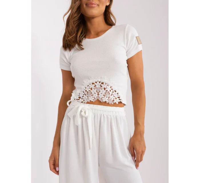 Spodnie TW SP BI model 18725252 ecru - FPrice