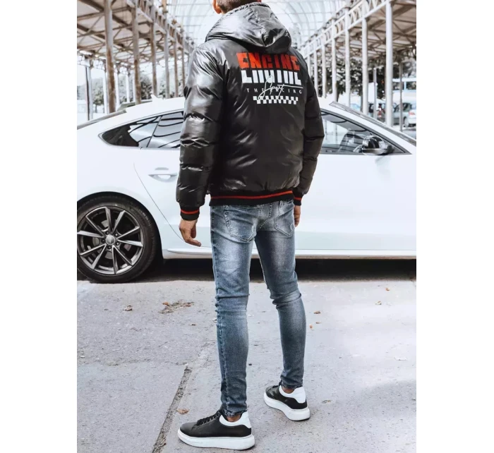 Pánská oboustranná zimní bunda šedá Dstreet model 21965468 - FashionStreet