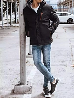 Pánska zimná bunda čierna FashionStreet TX4239