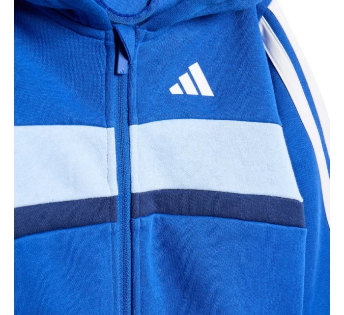 Detská tepláková súprava adidas Essentials Tiberio 3 Stripes Fleece blue KC6004 Detská tepláková súprava adidas Essentials Tiberio 3 Stripes Fleece blue KC6004