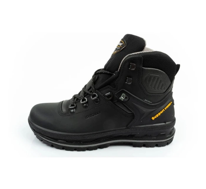 Grisport pánska treková obuv Nero dakar SPO-TEX kožená čierna