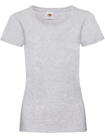 Fruit of the Loom Lady-Fit Valueweight T Dámske tričko 16.1372 melírovaná šedá Fruit of the Loom Lady-Fit Valueweight T Dámske tričko 16.1372 melírovaná šedá