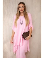 Súprava blúzka + nohavice s príveskom candy pink Súprava blúzka + nohavice s príveskom candy pink