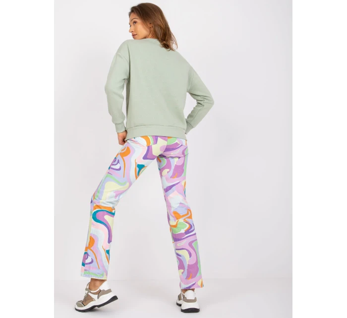 Mikina D10047O02417B pistáciová