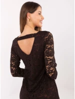 Sukienka MI SK model 21768475 brązowy - FPrice Sukienka MI SK model 21768475 brązowy - FPrice