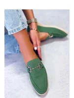 Dámske mokasíny T563P zelené - Inello