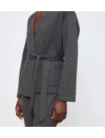 Cozy Comfort Robe Top Quilted - GRAY - TRIUMPH GRAY - TRIUMPH