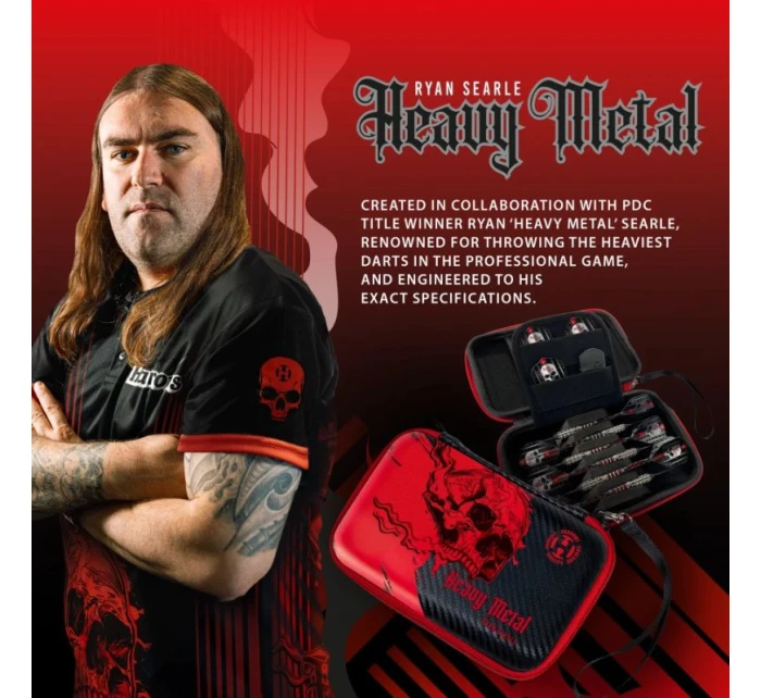 Harrows RYAN SEARLE séria 2 PLAYER PRO 6 CASE puzdro na šípky Harrows RYAN SEARLE séria 2 PLAYER PRO 6 CASE puzdro na šípky