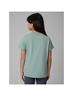 Dievčenské jednofarebné tričko 4F 4FJRSS26TTSHF3554-12S deti