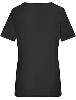 Dámské bio tričko s jemným žebrováním 02. black model 22445928 - Daiber