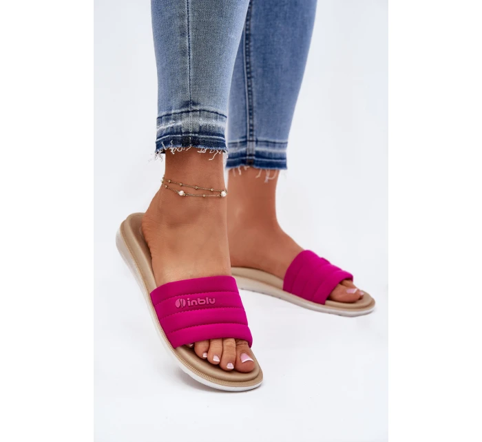 Dámské Pantofle model 21698045 Fuchsie - Inblu