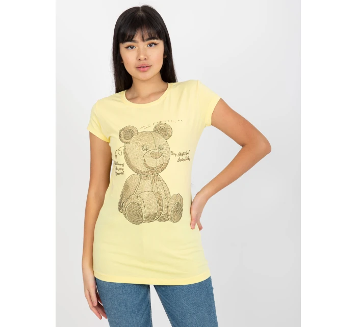 T shirt EM TS HS 21 model 21195972 jasny żółty - FPrice