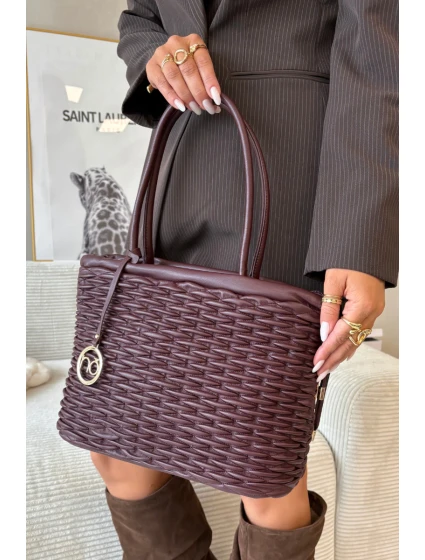 Dámska nákupná taška Nobo - bordová